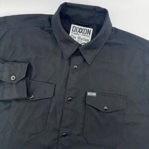 DIXXON Flannel Company The Outlaw 2020 Black Long Sleeve Shirt XLT EUC